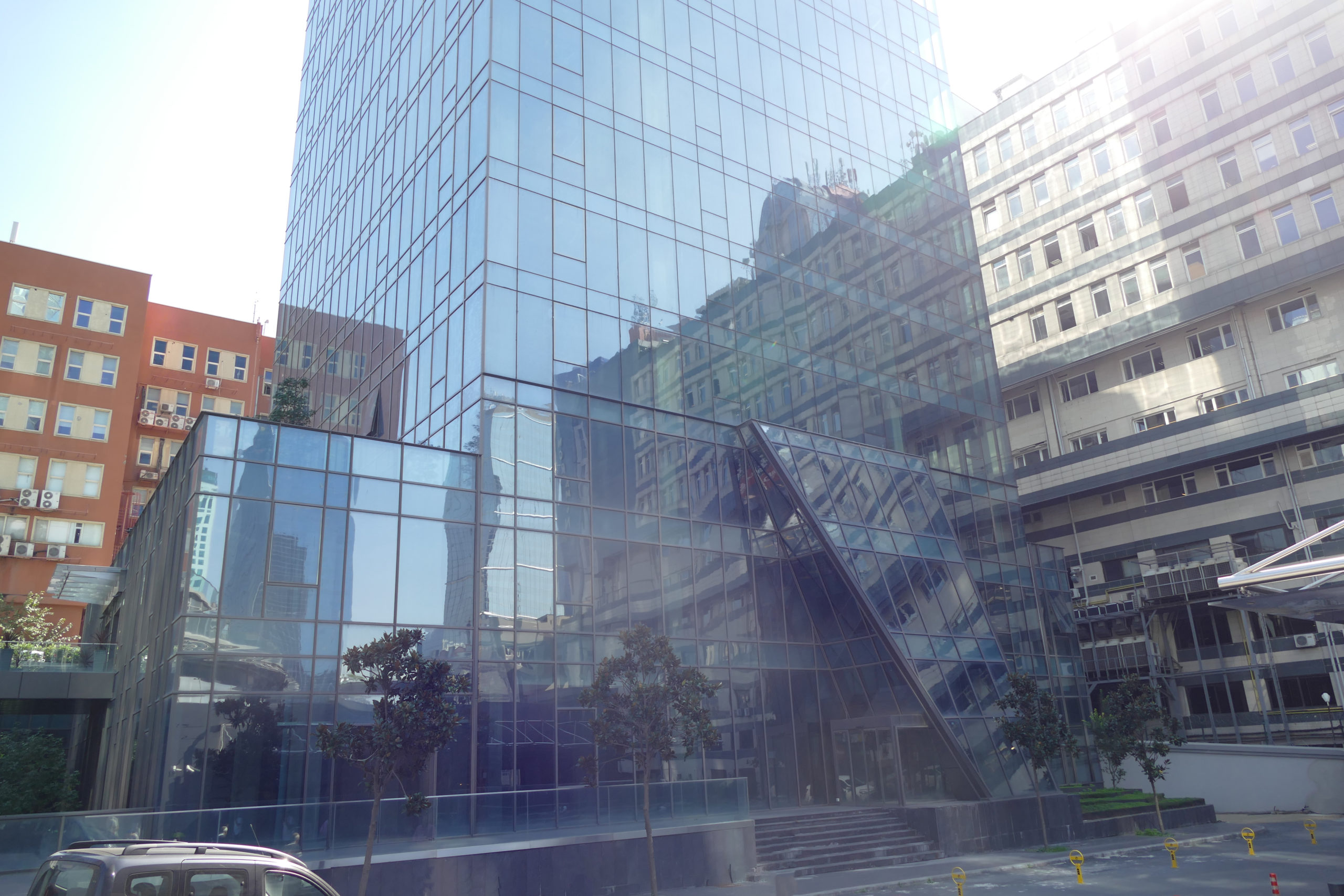 ReformMaslak , glass wall , metal cladding